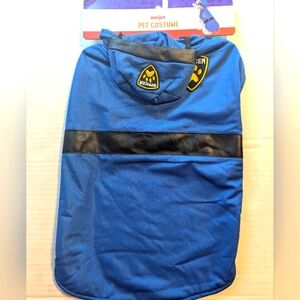 2 Piece Police Officer Pet Costume Size Large BNWT